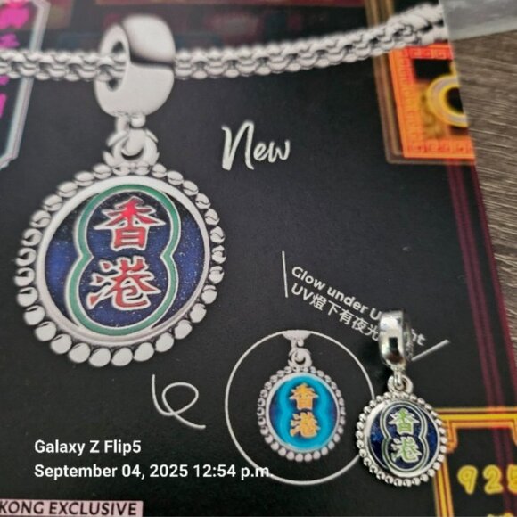 AUTHENTIC PANDORA STERLING SILVER *HONG KONG EXCLUSIVE Neon Sign 791169C00_E030 - Picture 9 of 13